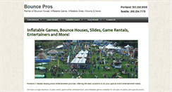 Desktop Screenshot of bouncepros.com